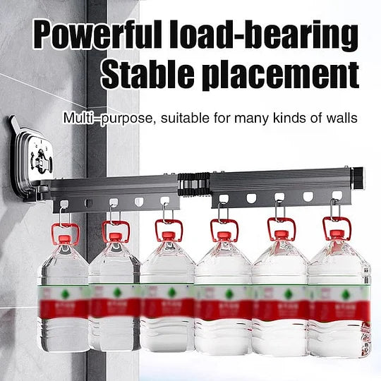 Suction Cup Wall Mounted Folding Drying Rack