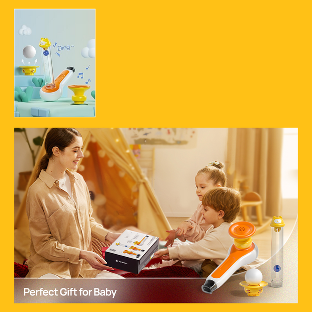 3-in-1 Sensory Toy Set with Whistle & Floating Ball – Fine Motor Skill Toy for Toddlers