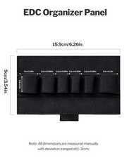 PL10 EDC Organizer – Elastic Modular Storage Panel