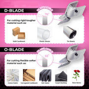 Electric box cutter, suitable for handicrafts, sewing and scrapbooking