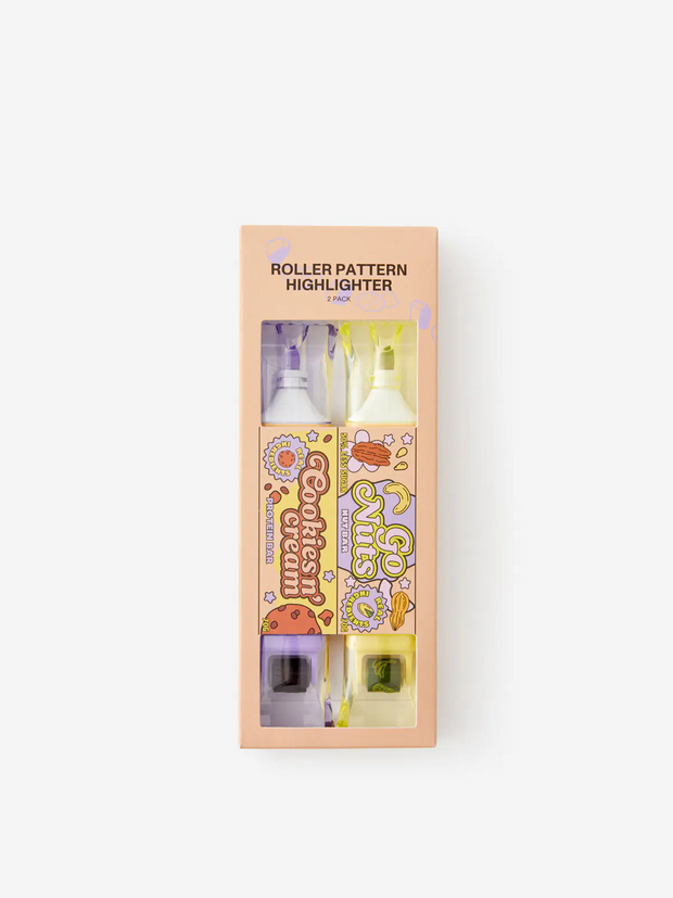 Roller Stamp Highlighter – Fun Decorative Fluorescent Marker