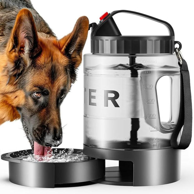 Portable Dog Water Bottle with Dispenser – Promote Health & Happiness | Durable & Safe | Loved by Pets and Owners