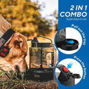 Portable Dog Water Bottle with Dispenser – Promote Health & Happiness | Durable & Safe | Loved by Pets and Owners