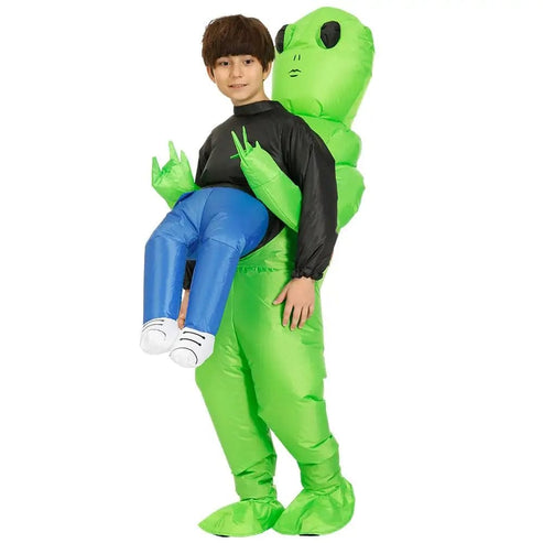 Eeky Halloween Inflatable Alien Costume – Out-of-This-World Fun for Halloween & Cosplay