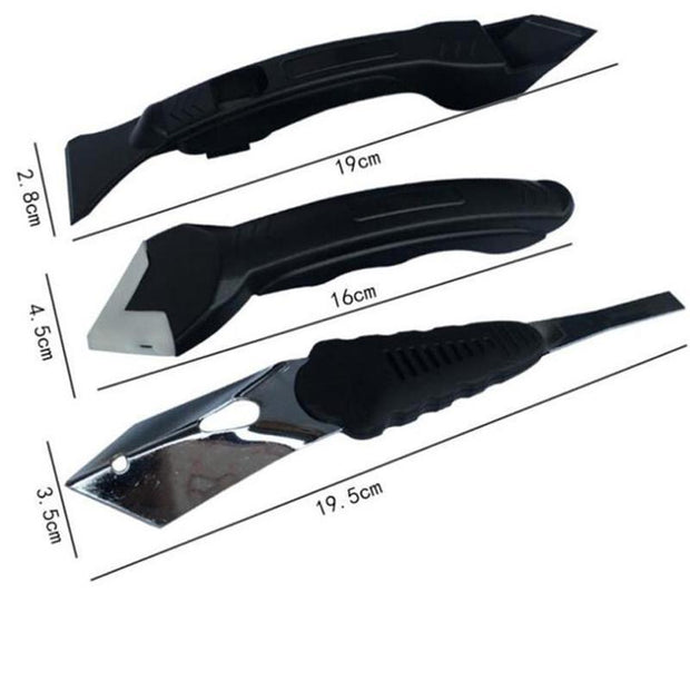 🛠️ 3-in-1 Silicone Caulking Tool – Your Must-Have for Smooth, Clean Sealing!