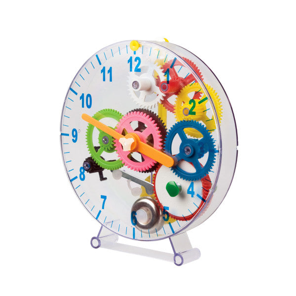 Make Your Own Clock – Mechanical Clock Kit with Gears and Pendulum for Kids