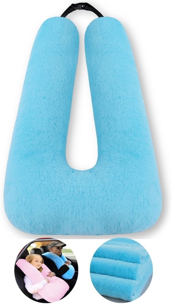 Travel Pillow for Car Back Seat – Comfortable Neck Cushion for Kids & Adult