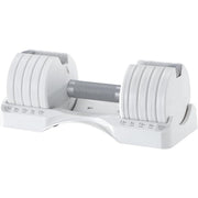 Adjustable Dumbbell 11 lbs (5 kg) – 5-Level Pure Series White Dumbbell for Versatile Training