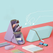 Portable Pencil Holder – Silicone 60° Divider | Convenient Positioning & Retrieval