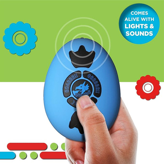 🐉 Remote Control Dragon Toy with Mist Breath, Lights, Sound, and Wing Motion