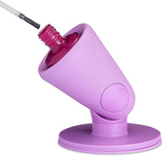 Hinge-Style Anti-Spill Nail Polish Holder – Adjustable Tilt with Air-Lock Suction for Mess-Free Manicures