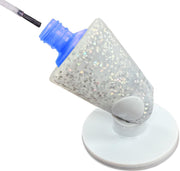 Hinge-Style Anti-Spill Nail Polish Holder – Adjustable Tilt with Air-Lock Suction for Mess-Free Manicures