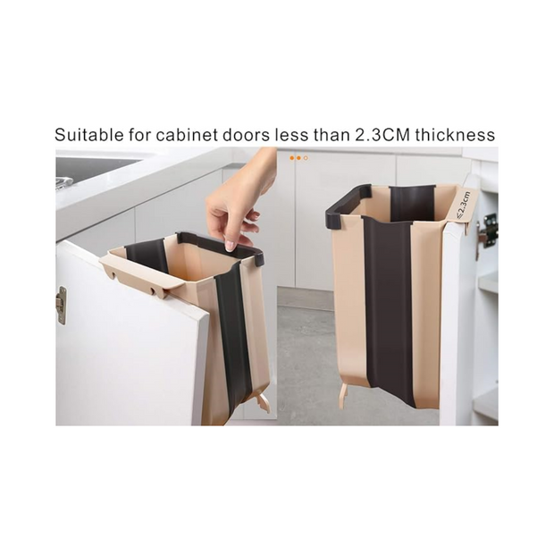Compact Plastic Folding Hanging Kitchen Bin