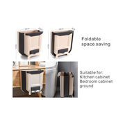 Compact Plastic Folding Hanging Kitchen Bin