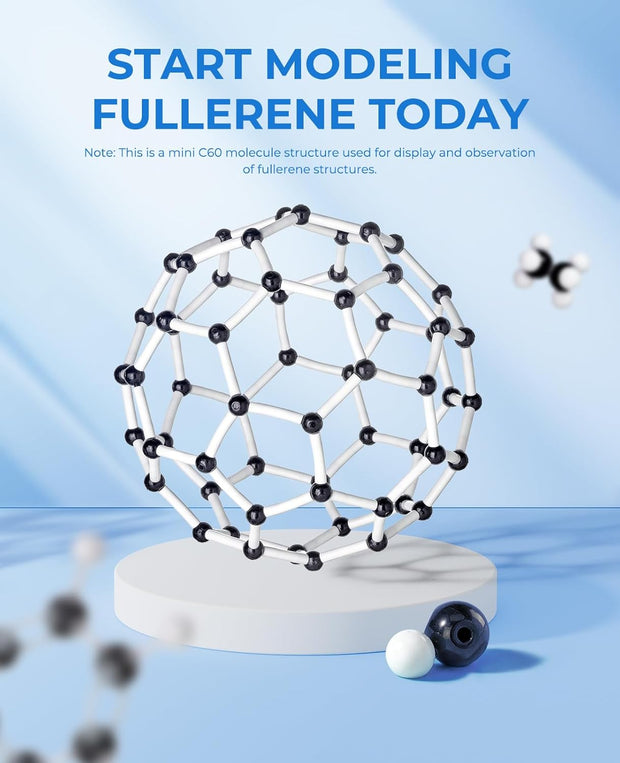 Organic Chemistry Model Kit – Molecular Structure Set with Instructions & Templates
