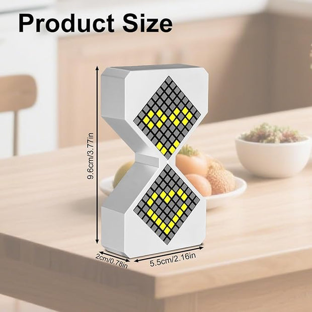 LED Digital Electronic Hourglass Gravity Sensor Timer