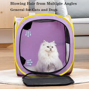 🐾 Portable Pet Drying Box – Hands-Free, Splash-Free Grooming Solution
