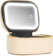 💄Mini Makeup Bag with LED Mirror — Compact, Stylish, and Always Ready ✨