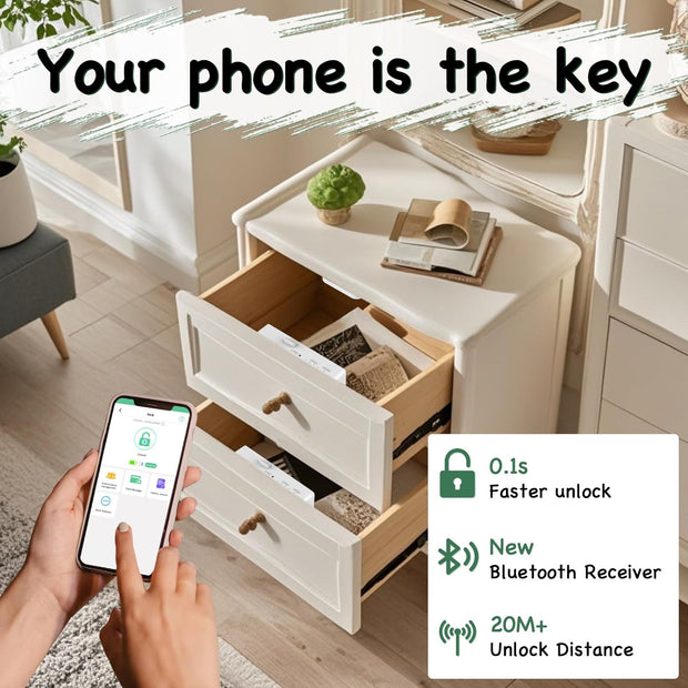 🔐 Smart RFID Cabinet Lock – Keyless, Compact, Hassle-Free
