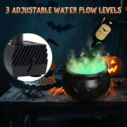 Halloween Floating Potion Set – DIY Mist Cauldron with Eerie Glow & Reusable Design