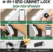 🔐 Smart RFID Cabinet Lock – Keyless, Compact, Hassle-Free