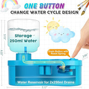 Brush Cleaner, Upgraded 5-in-1 Painting Supply with Drain and Brush Holder