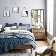 2 Pcs Hanging Glass Photo Frames – 6×6 Inch Double Glass Pressed Flower Frames