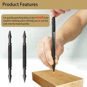 Spring-Loaded Nail Starter & Nail Set Kit – Precision Woodworking Tool