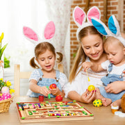Montessori toys, magnetic color and number mazes
