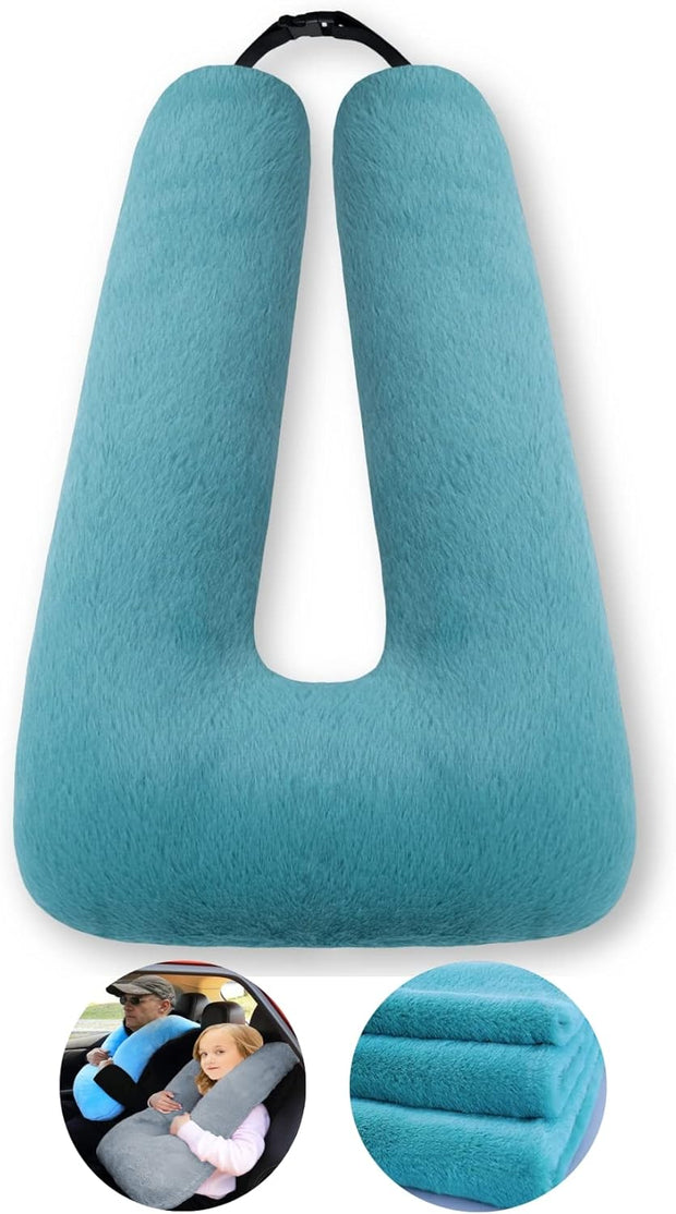 Travel Pillow for Car Back Seat – Comfortable Neck Cushion for Kids & Adult