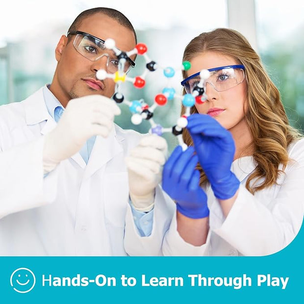 Organic Chemistry Model Kit – Molecular Structure Set with Instructions & Templates