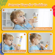 3-in-1 Sensory Toy Set with Whistle & Floating Ball – Fine Motor Skill Toy for Toddlers