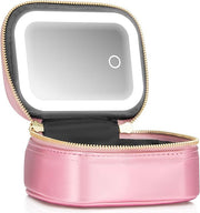 💄Mini Makeup Bag with LED Mirror — Compact, Stylish, and Always Ready ✨