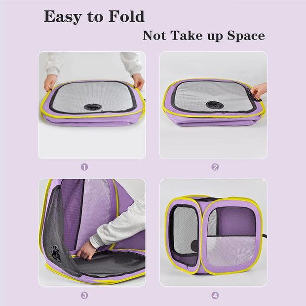 🐾 Portable Pet Drying Box – Hands-Free, Splash-Free Grooming Solution