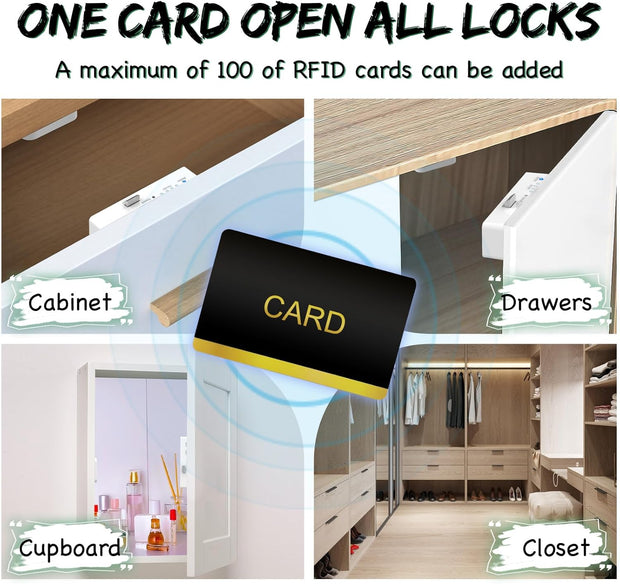 🔐 Smart RFID Cabinet Lock – Keyless, Compact, Hassle-Free
