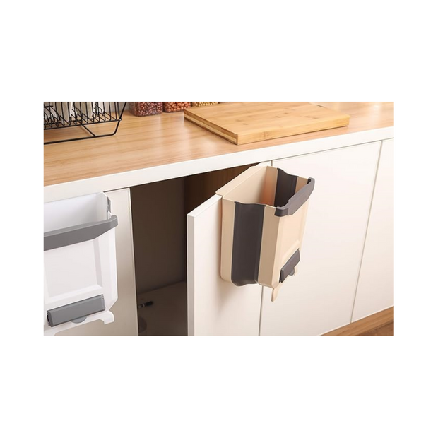 Compact Plastic Folding Hanging Kitchen Bin