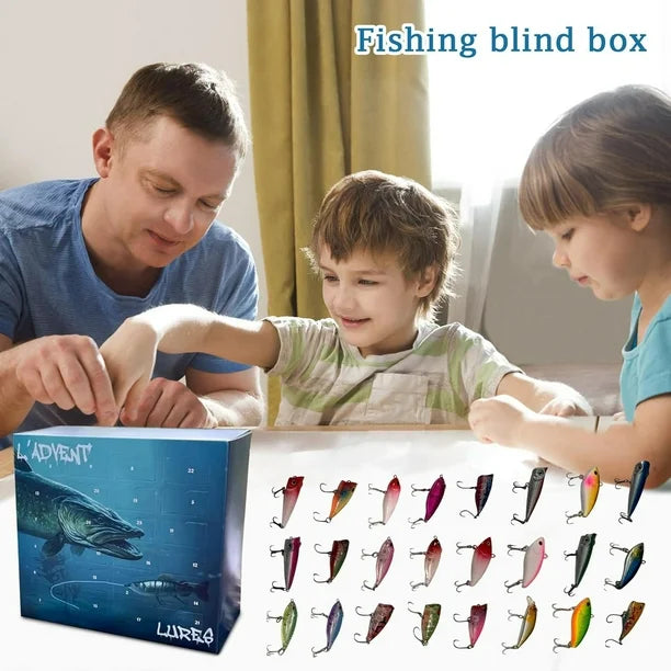 Fishing Advent Calendar – Lure Gift Set for Christmas, Perfect Holiday Gift for Anglers