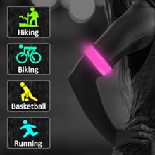 LED Safety Slap Bracelets – Reflective Armband for Night Walking, Running, Cycling
