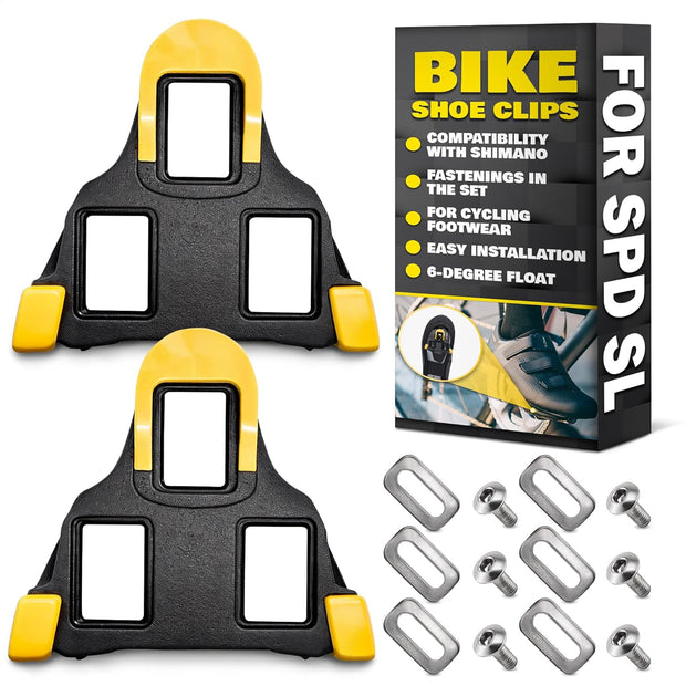 Bicycle Locking Tab and Cover Set 🚴‍♂️ – Compatible with Road Bike Pedals
