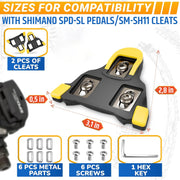 Bicycle Locking Tab and Cover Set 🚴‍♂️ – Compatible with Road Bike Pedals