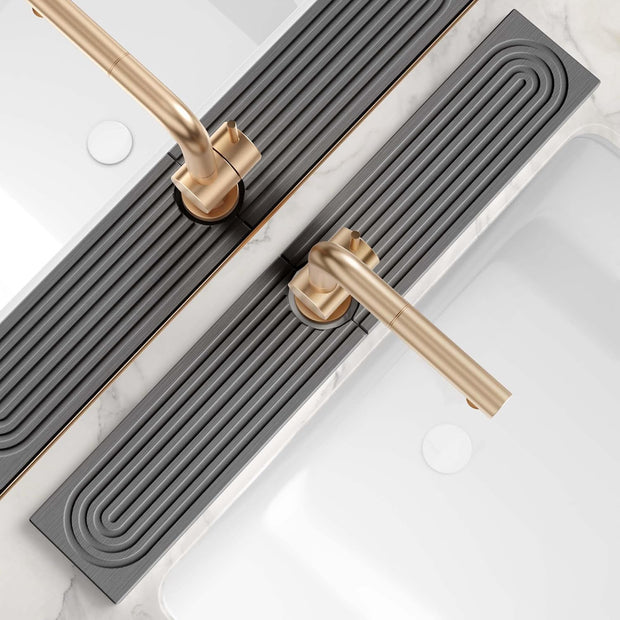 Diatom Sink Drying Stone Mat – Quick-Dry Water Absorbing Tray for Kitchen & Bathroom