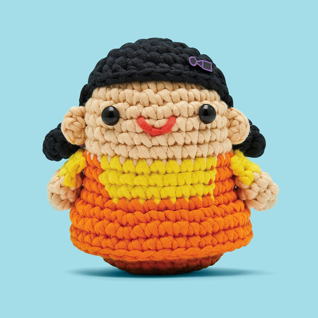 Beginner Crochet Kit – Squid Game Guard Character