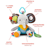 Multi-Sensory Animal Rattle – Colorful Toy for Early Development