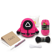 Beginner Crochet Kit – Squid Game Guard Character