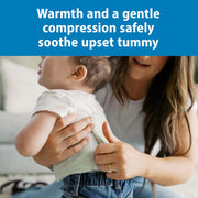 Baby Gas Relief Heating Belly Band – Adjustable Warm Compress Belt with Natural Clay Pack