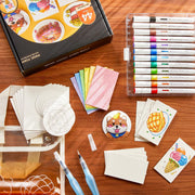 44-Piece Magic Foam Texture Painting Set – Creative Art & Craft | 3D Effect Texture Painting Kit for Kids and Adults