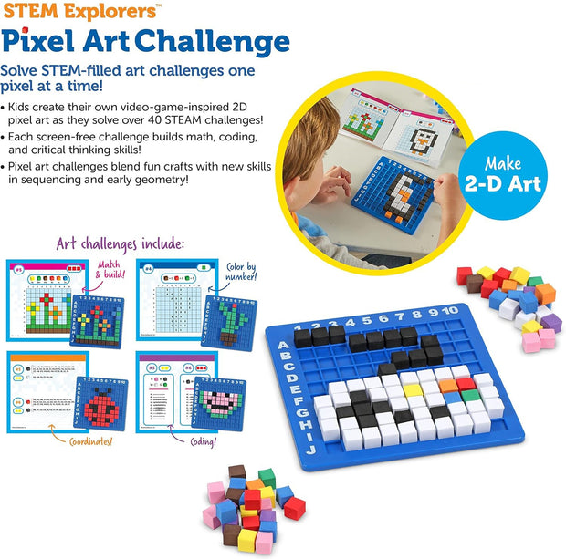 🎨 Pixel Art Challenge – Solve Fun Coding & Math Puzzles Through Creative Pixel Art!
