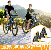 Bicycle Locking Tab and Cover Set 🚴‍♂️ – Compatible with Road Bike Pedals