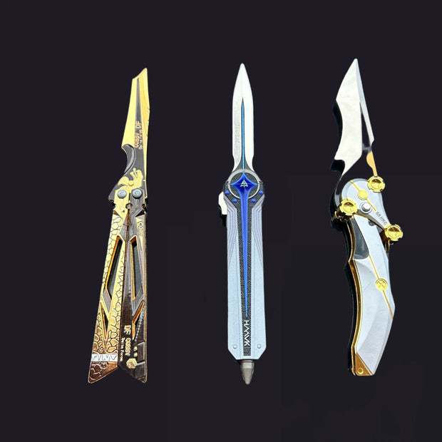Delta Force Hawk Ops Knife Flexible 22cm Folding Knife inspired Metal Replica