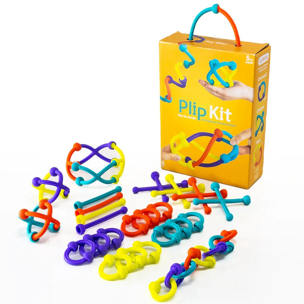 Plip Silicone Building Set – Creative STEM Construction Toy with Pop Connections